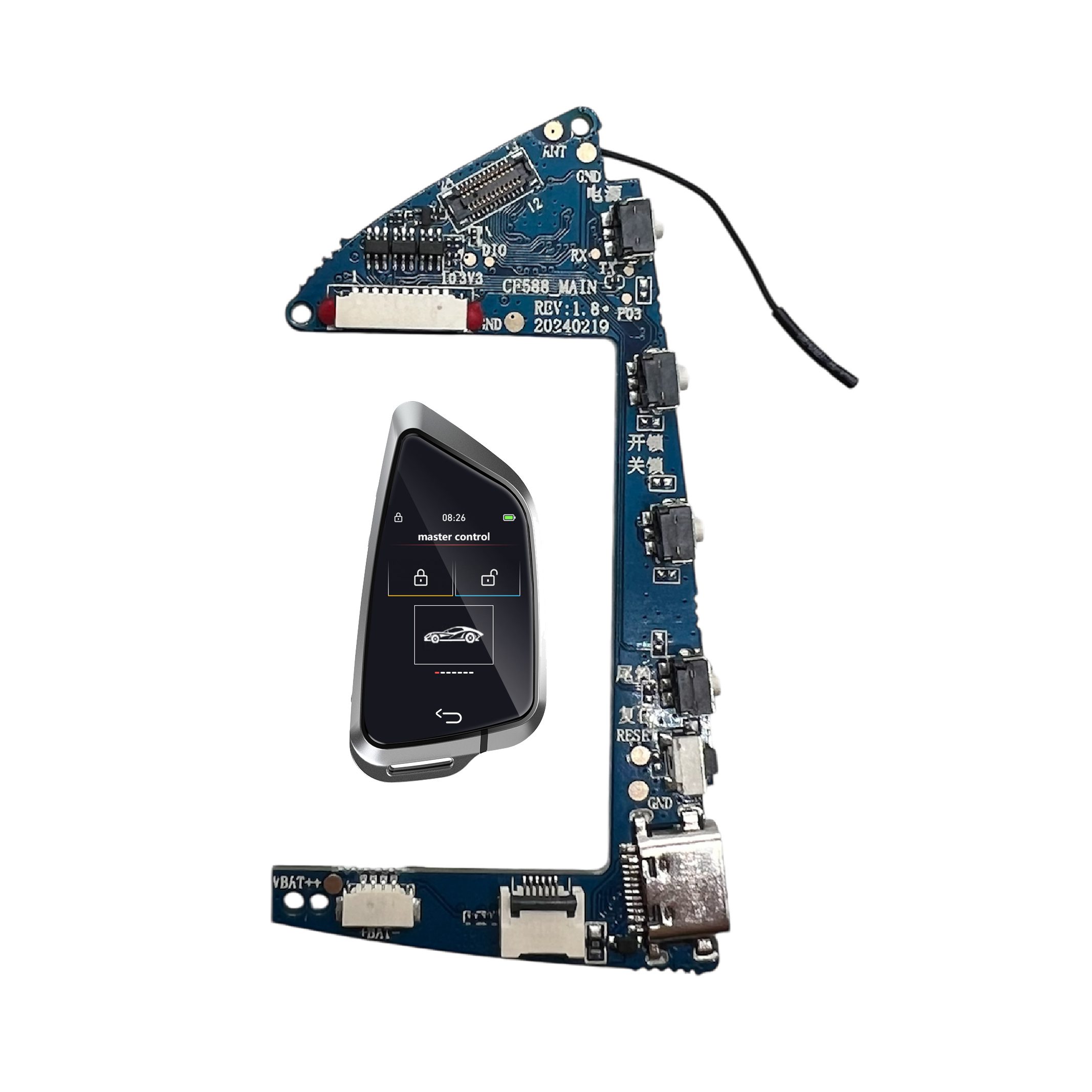 LCD EN588 BMW Tipi Ekranlı Smart Kumanda için Anakart