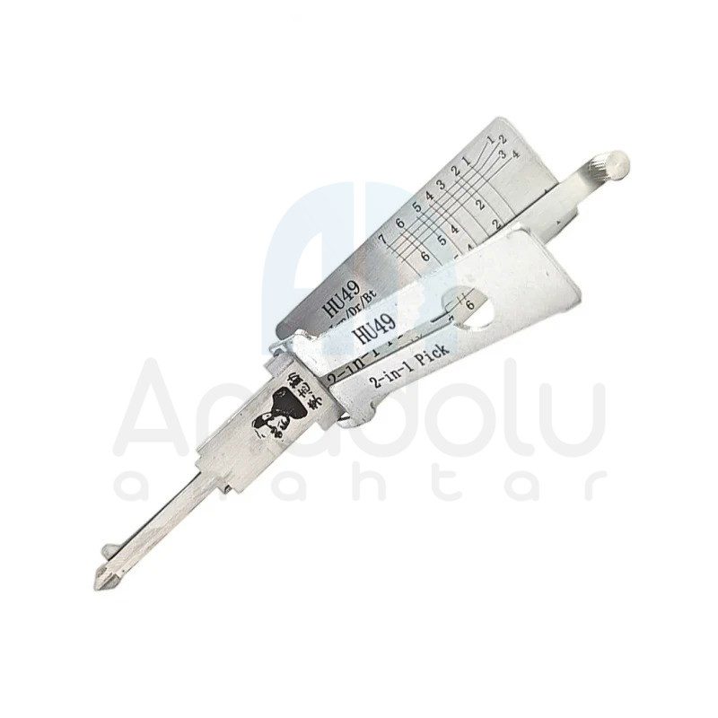 7719 | Lishi HU49 2 in 1 VW kilit açma Maymuncuk