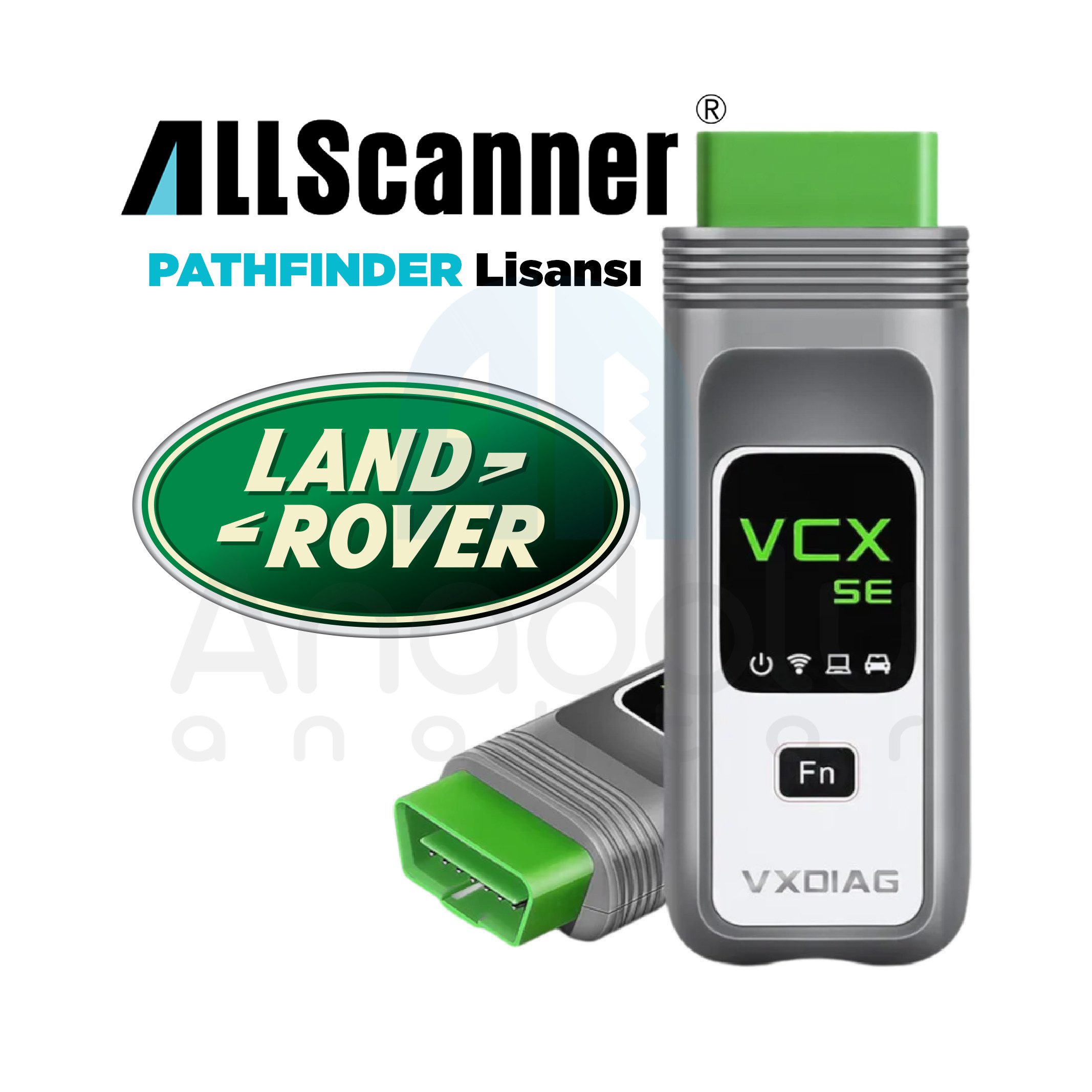 8305 | All Scanner Landrover Lisansları için VCX SE Diagnostik Tool