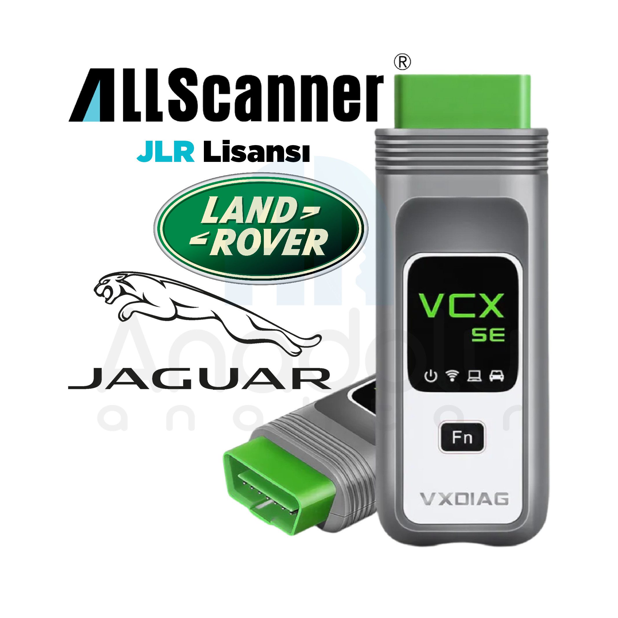 8313 | All Scanner Landrover & Jaguar Lisansları için VCX SE Diagnostik Tool