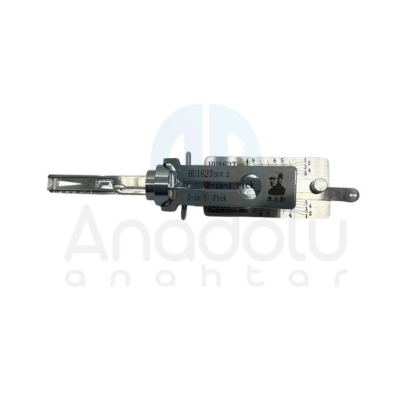 7727 | Lishi Audi HU162 (T9) 2 in 1 kilit açma Maymuncuk