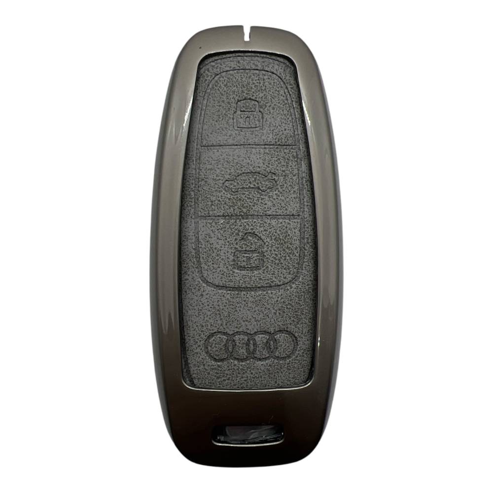 2932Vip G | Audi Smart Metal Kılıfı 3 Buton Gri