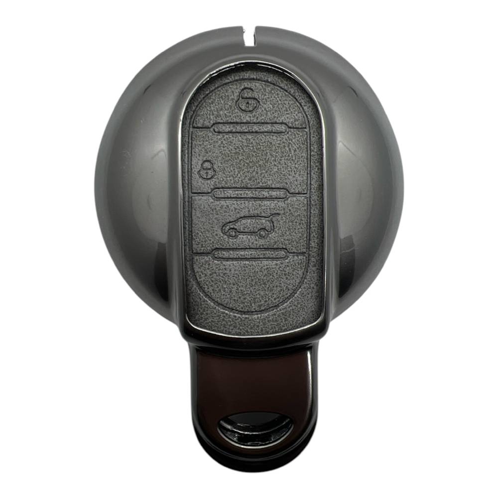 3613Vip G | Mini Cooper Metal Kılıfı 3 Buton Gri