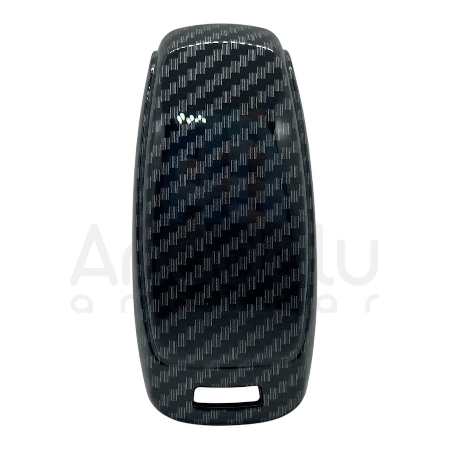 2932KARBON | Audi Smart Yeni Kasa 3 Buton Karbon Fiber Kılıfı