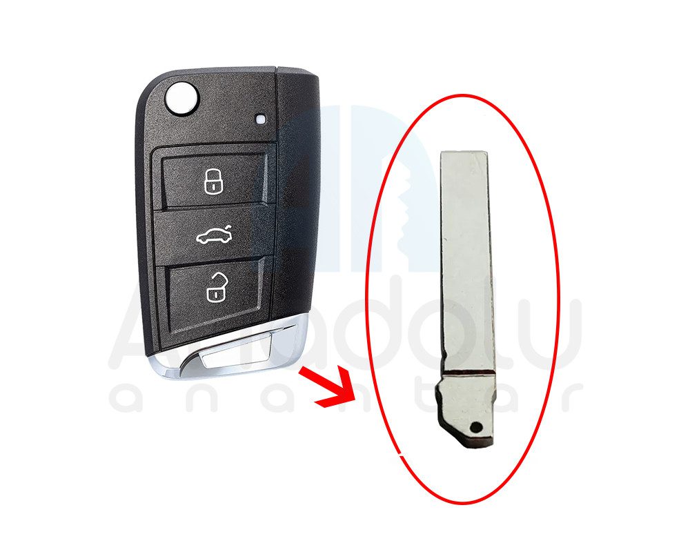 9509 | VW MQB HU162T Anahtar Ucu