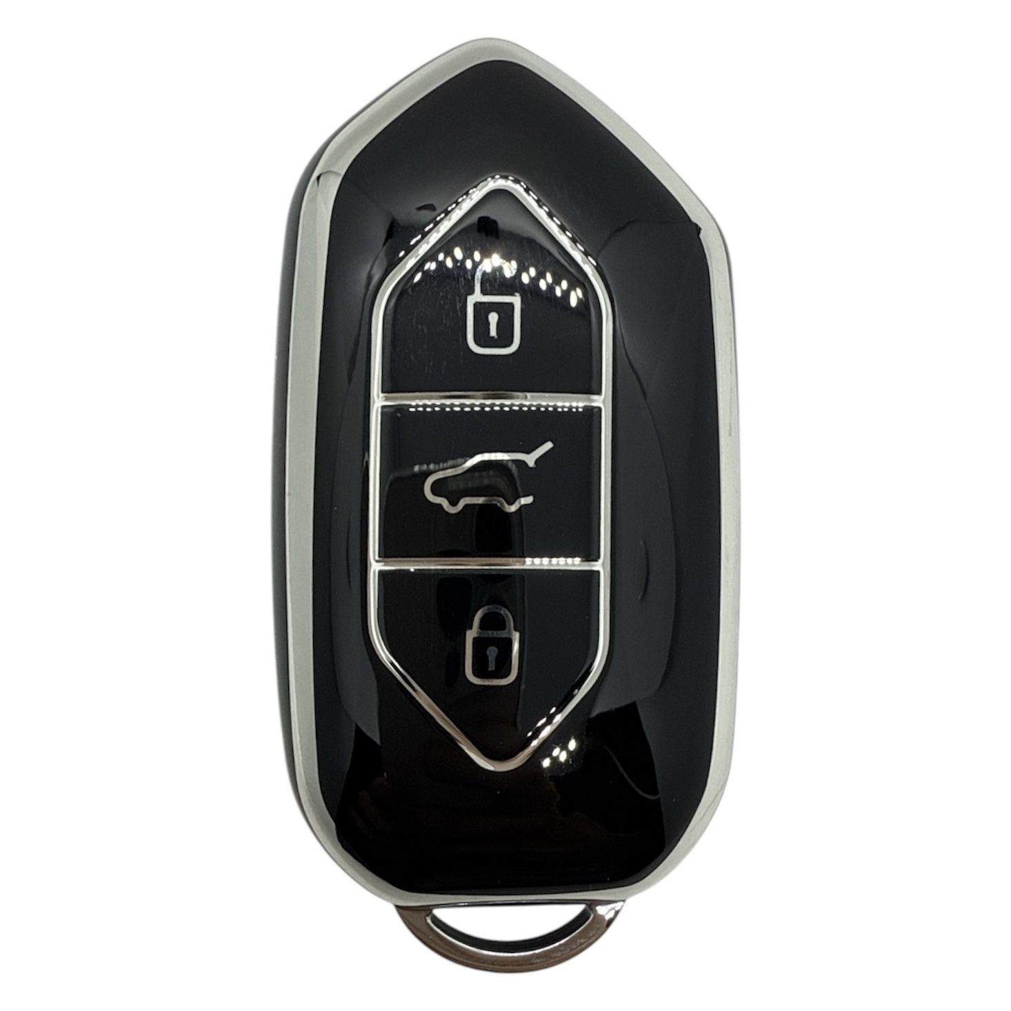5010-BS | Togg Smart Kumanda Nano Silikon Kılıfı Siyah-Gümüş