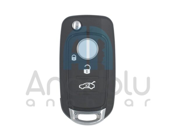 3852 | Orjinal Fiat Egea 3 Buton Sustalı Megamos Aes 48 chip 433MHz