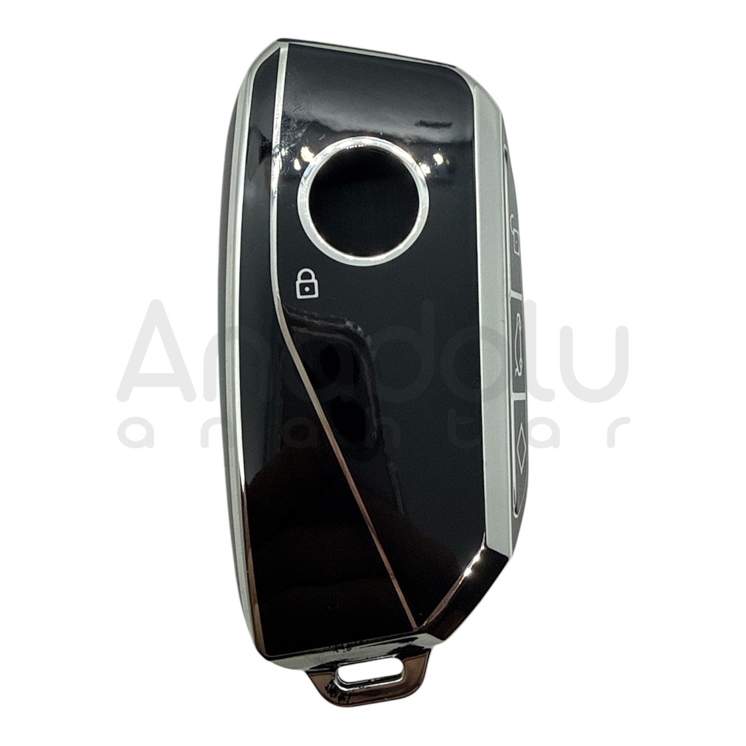 2799-BS | BMW 2023 Smart Nano Silikon Kılıfı Siyah-Gümüş