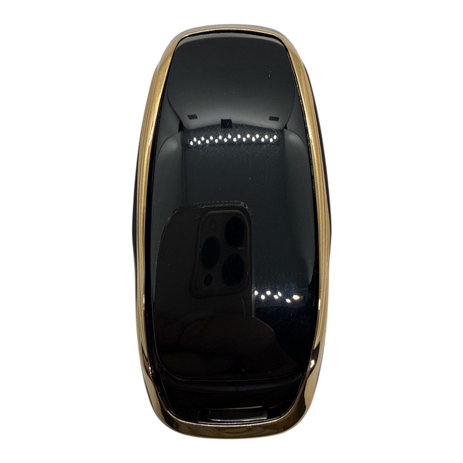 2932-B | Audi Smart Nano Silikon Kılıfı 3 Buton Siyah