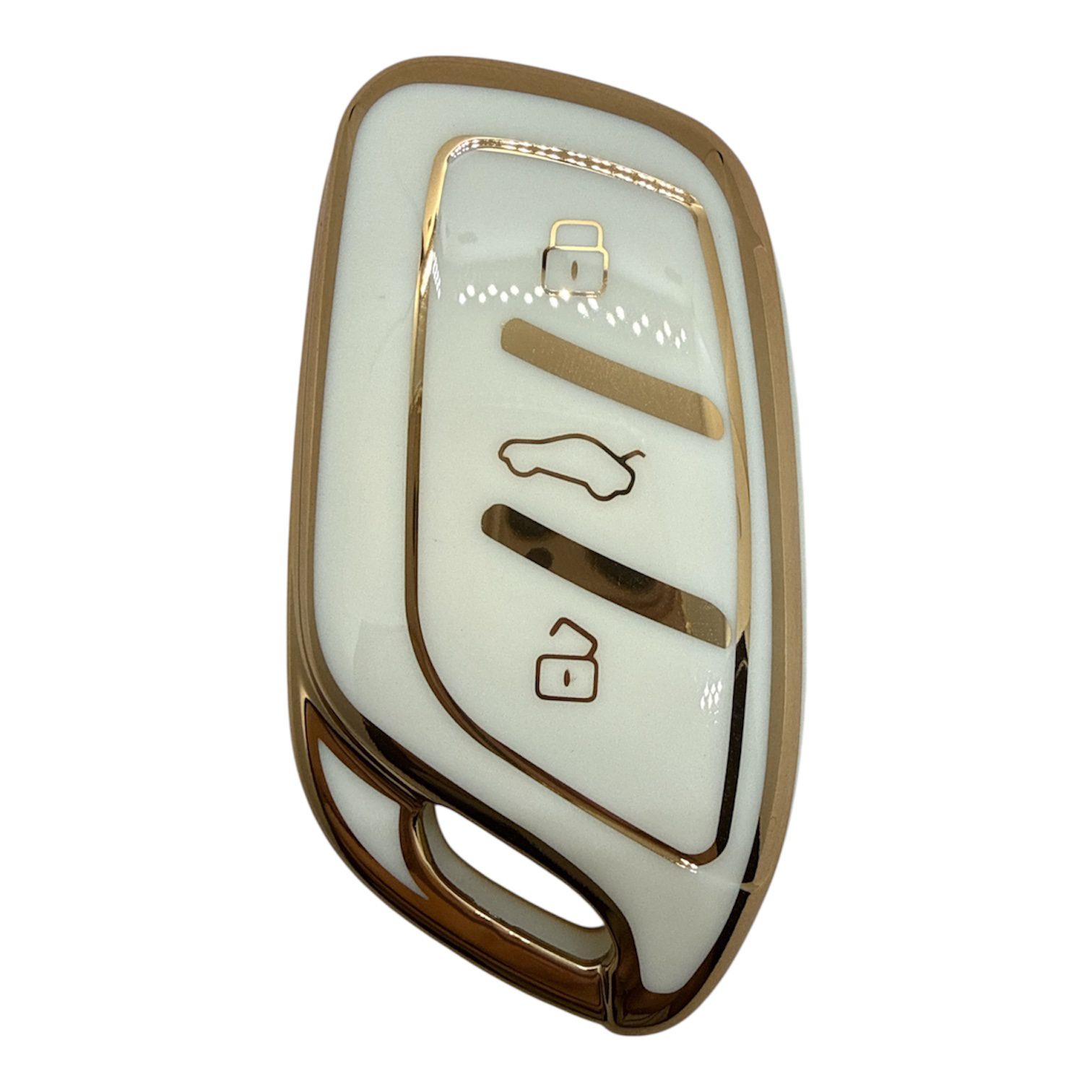 4611-W | MG Nano Silikon Kılıfı 3 Buton Beyaz