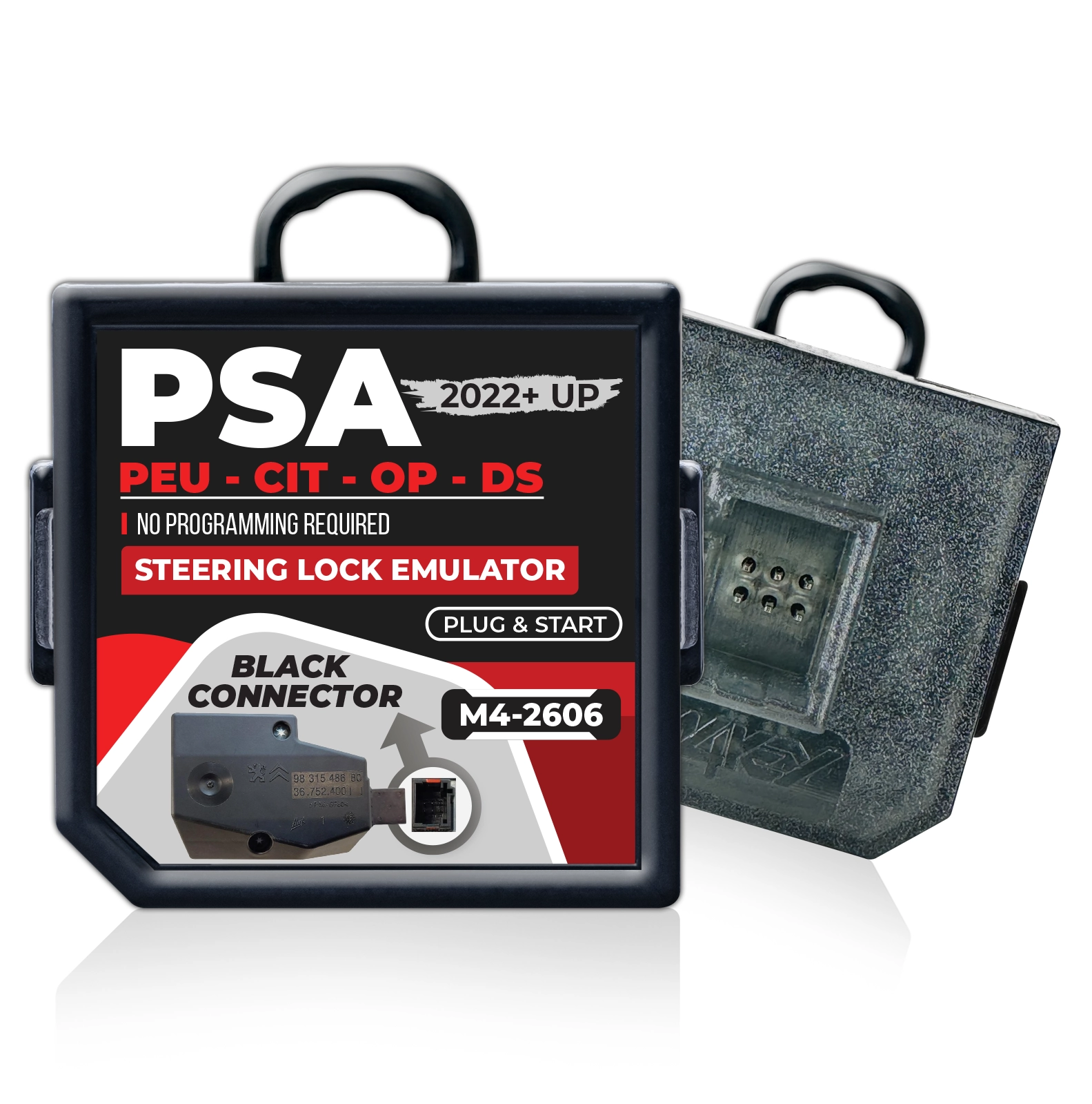 9449 | PSA Peugeot Citroen Opel 2022+ Emülatör Direksion Kilidi (Siyah Soket)