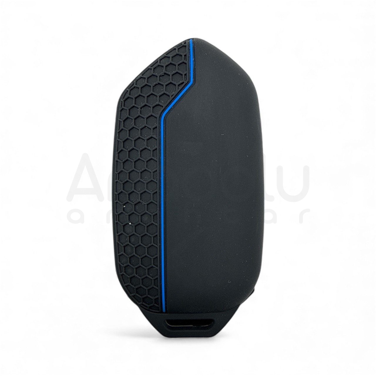 5011-M | Togg Smart Kumanda petek desenli Silikon Kılıfı Mavi