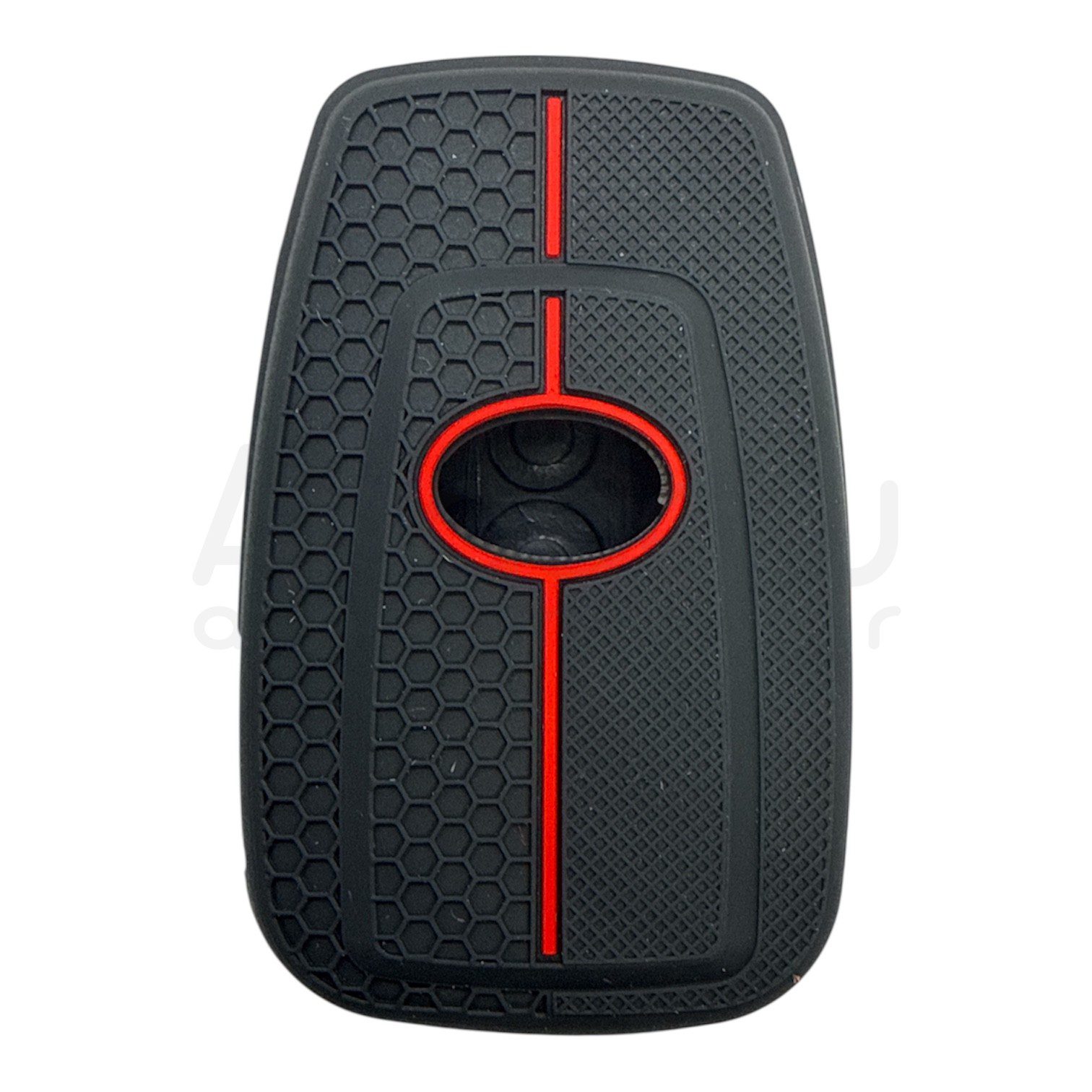 1010-PK | Toyota Petek Desenli Kılıf 3 Buton Kırmızı