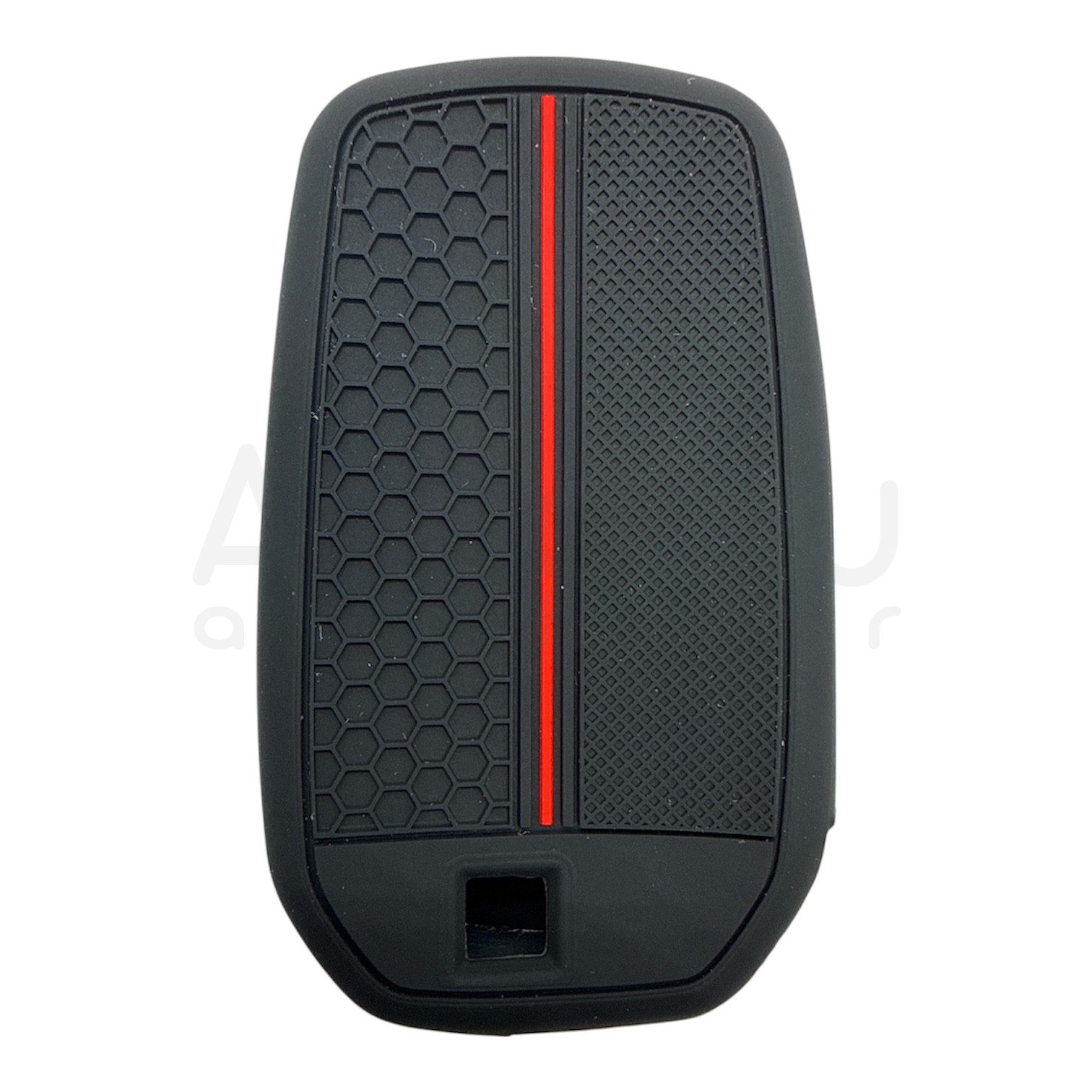 1013-PK | Toyota Smart Petek Desenli Kılıf 3 Buton Kırmızı