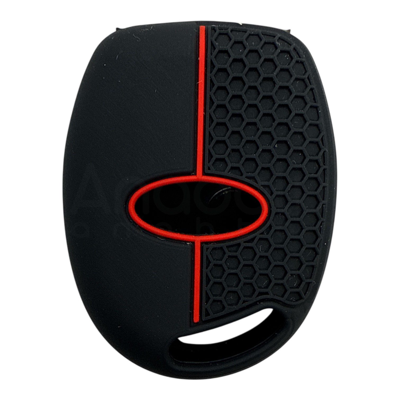 4116-PK | Ford Petek Desenli Kılıf 3 Buton Kırmızı