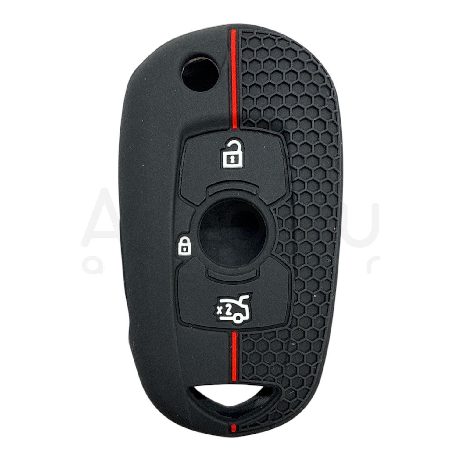 3213-PK | Opel Sustalı Petek Desenli Kılıf 3 Buton Kırmızı