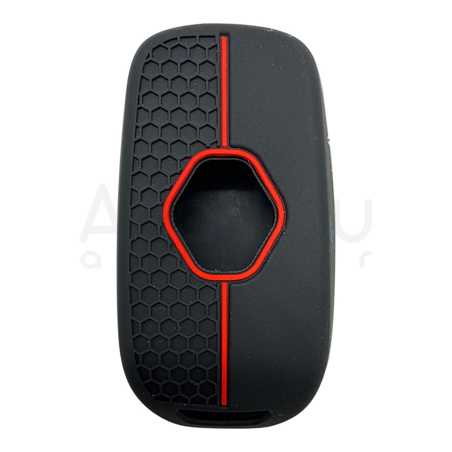 3524-PK | Renault Sustalı Petek Desenli Kılıf 2 Buton Kırmızı