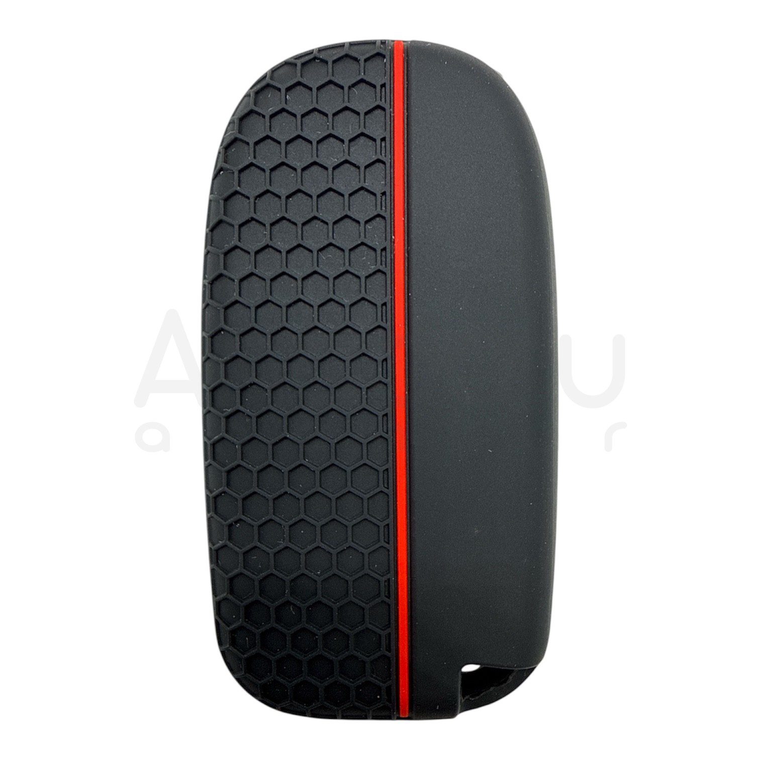 4410-PK | Jaguar Petek Desenli Kılıf 3 Buton Kırmızı