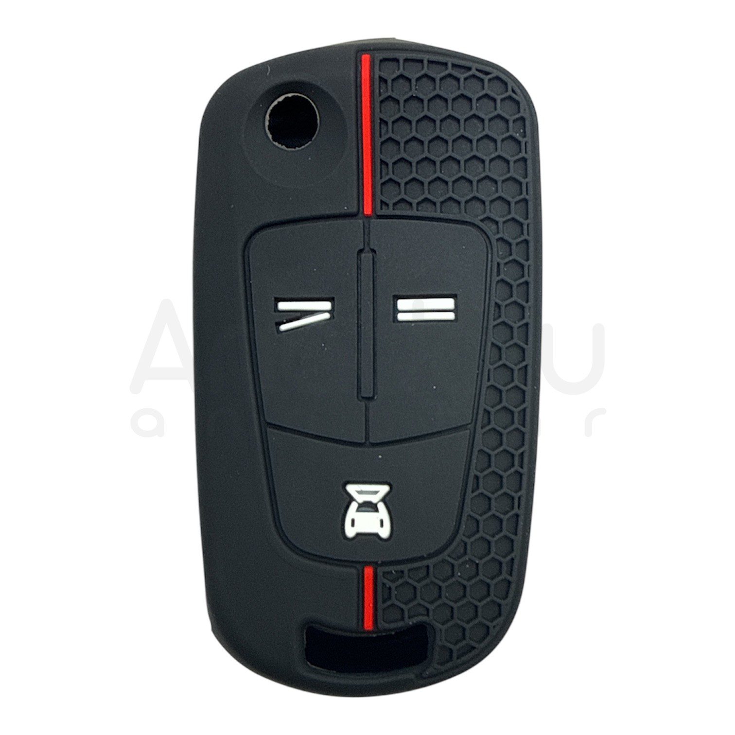 3216-PK | Opel Sustalı Petek Desenli Kılıf 3 Buton Kırmızı