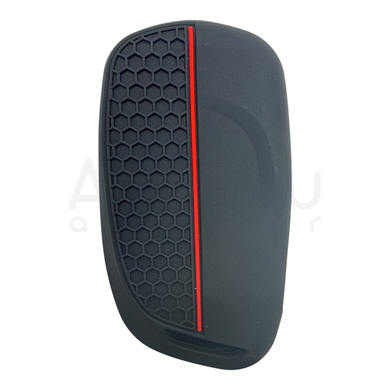 3411-PK | Peugeot Sustalı Petek Desenli Kılıf 3 Buton Kırmızı