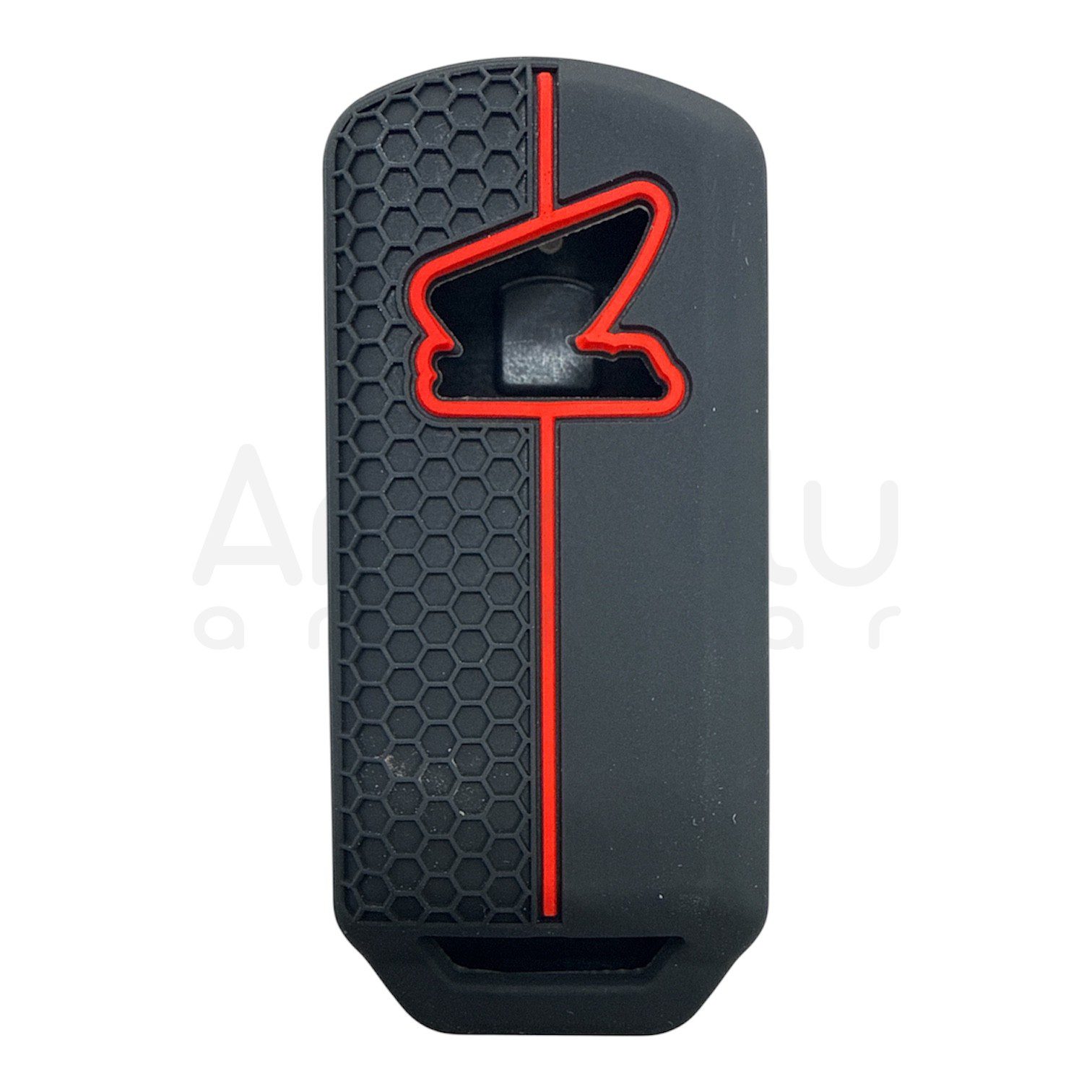1729-PK | Honda Motosiklet Petek Desenli Kılıf 3 Buton Kırmızı