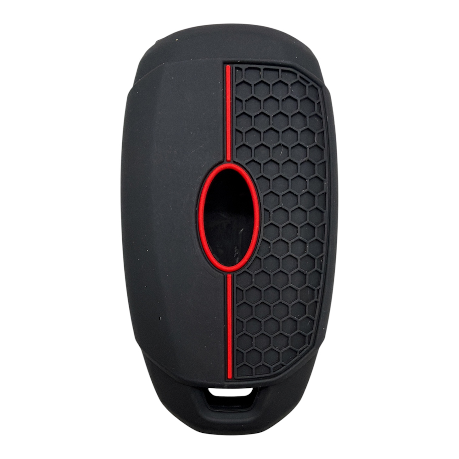 2112-PK | Hyundai Smart Petek Desenli Kılıf 3 Buton Kırmızı