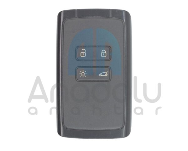 3516 | Renault Megane4 Talisman Espace5 Smart Kumanda 4 Buton 433MHz PCF7953M HITAG AES 4A Transponder Siyah Rengi