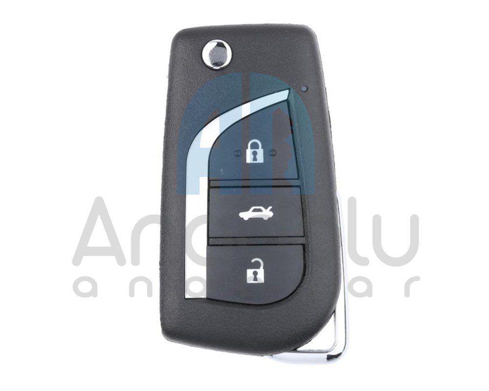5887 | Xhorse VVDI XKTO20EN Universal Kablolu Kumanda 3 Buton