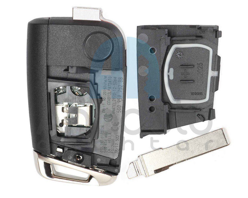 2834 | VW MQB Sustalı Kumanda Kabı 3 Buton HU66 Ucu