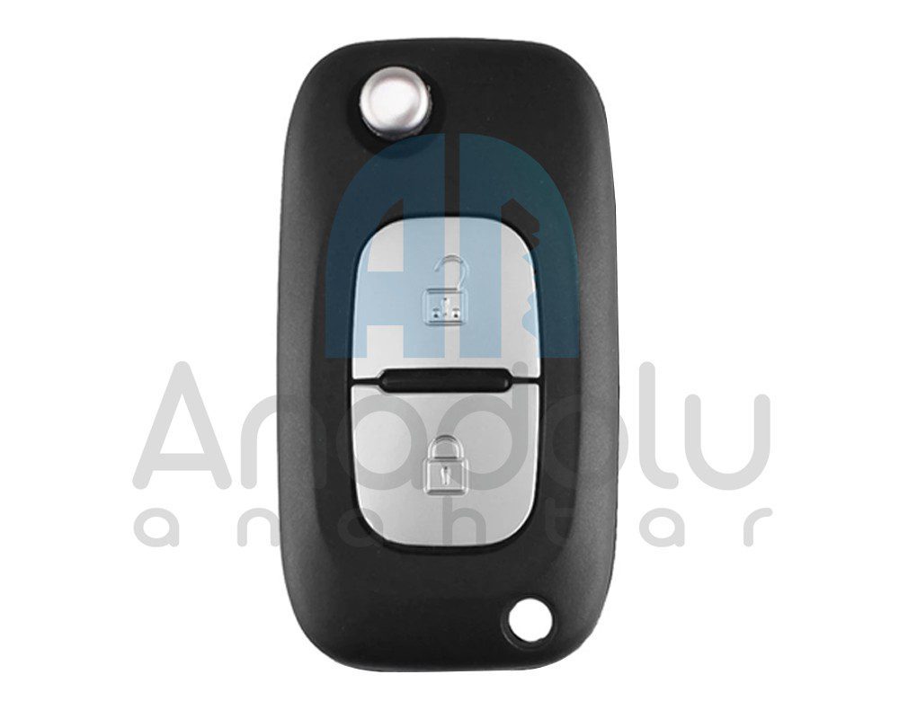 3513 | Renault Sustalı Çevirci Kumanda 2 Buton 433MHz PCF7946