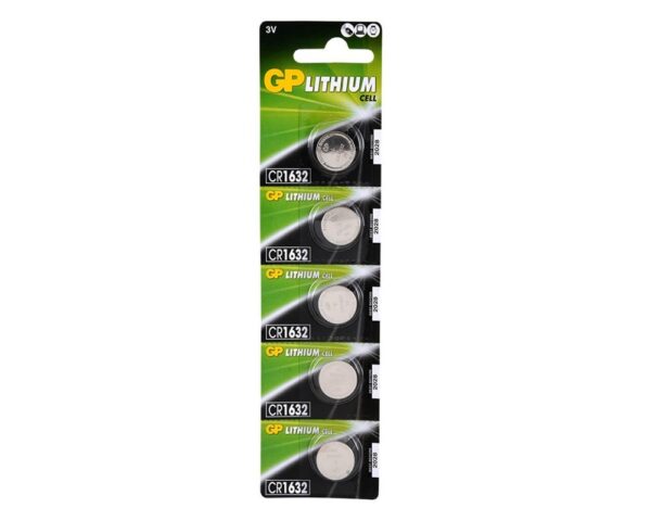 1632 | GP Pil CR1632 3v Lityum 5’li Paket