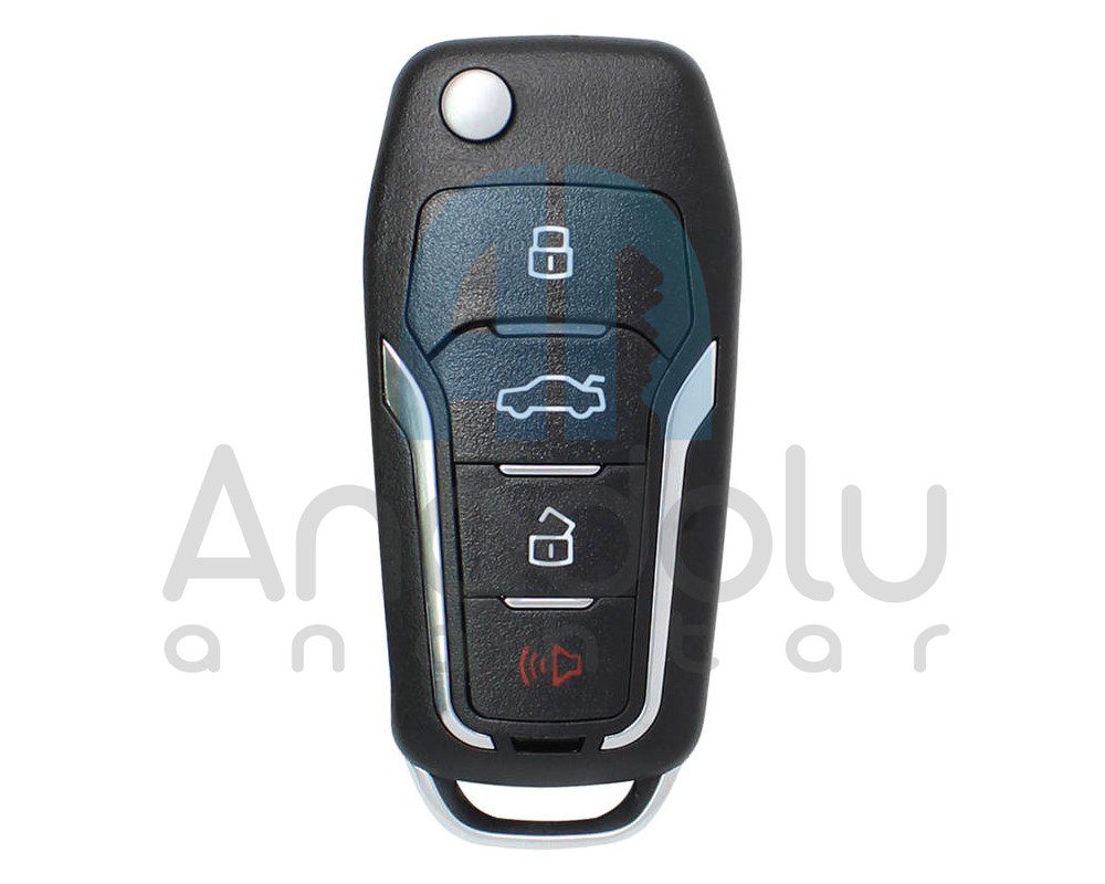 8696 | Xhorse XEFO21EN Sustalı Kumanda süper çipli 3+1 Buton ford tipi