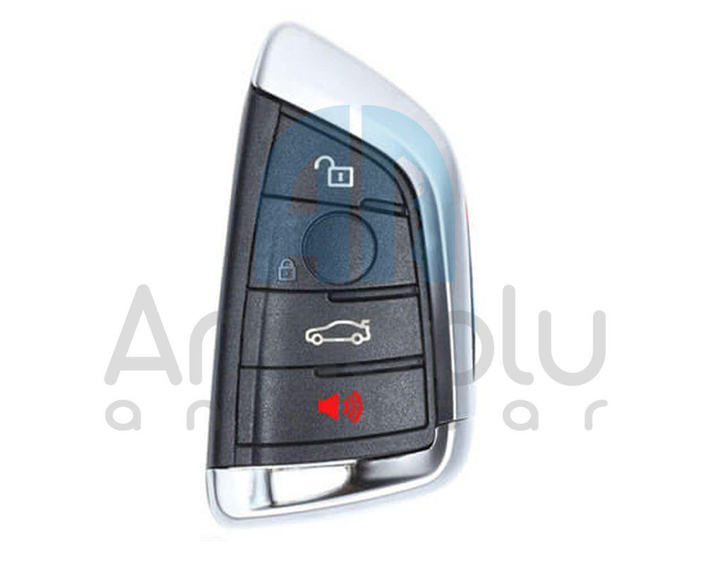 2721 | BMW Fem cas4 Smart Kumanda 4 Buton 868MHz PCF7953P Siyah Tipi
