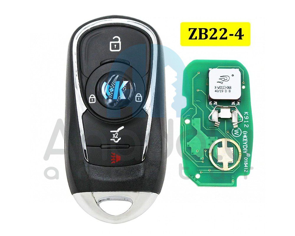 6312 | Keydiy KD Evrensel Smart Kumanda 5 Buton Buick Tarzı ZB22-4