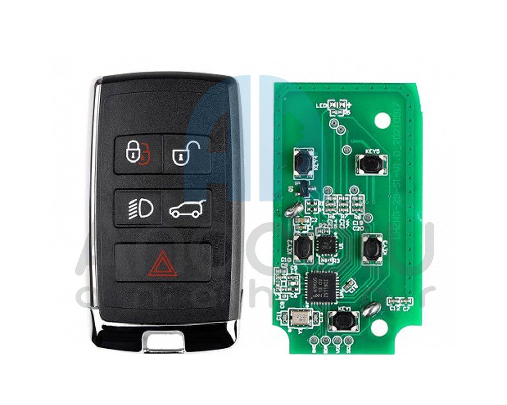 7808 | Lonsdor Smart Kumanda Land Rover Jaguar 2018-2022 için 5 Buton 433MHz