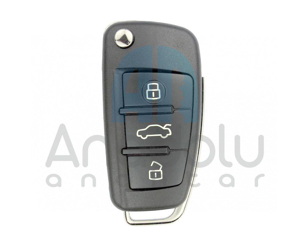 2917 | Audi KYDZ A6L Q7 Sustalı Kumanda 3 Buton 8E Chip 868MHz