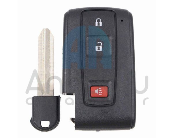 1036 | Toyota siyah Smart Kumanda Kabı 2+1 Buton
