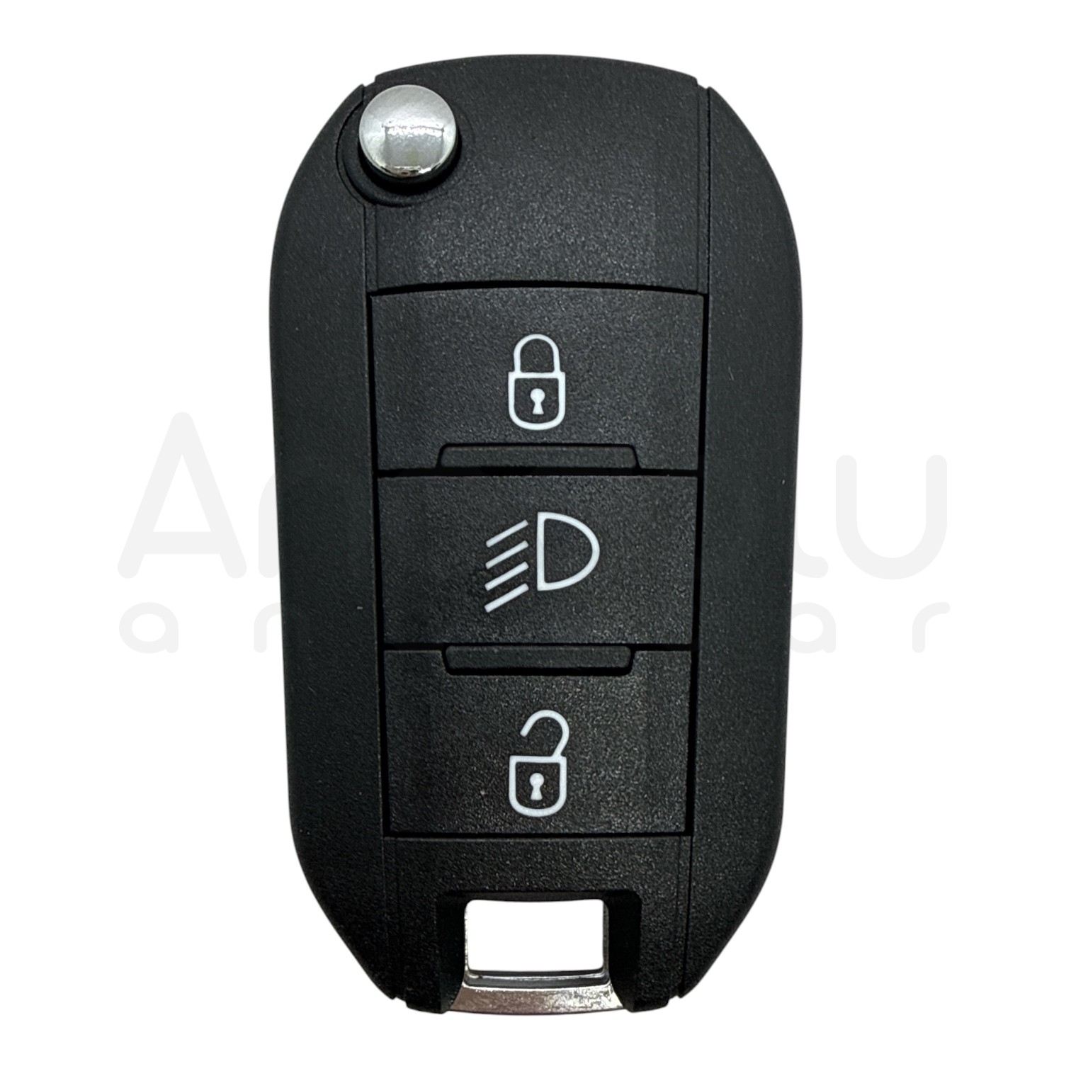 3456 | Peugeot 508 Sustalı Kumanda Kabı 3 Buton Farlı