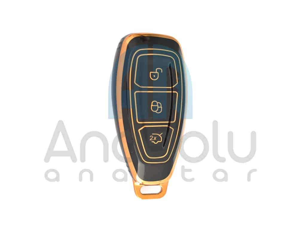 4115-B | Ford Smart Nano Silikon Kılıfı 3 Buton