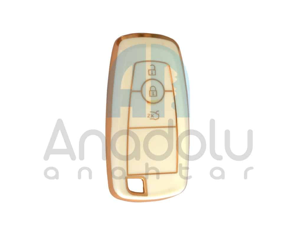 4113-W | Ford Smart Silikon Kılıfı 3 Buton