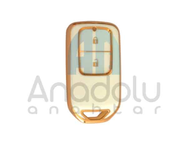 1722-W | Honda Smart Nano Silikon Kılıf 2 Buton