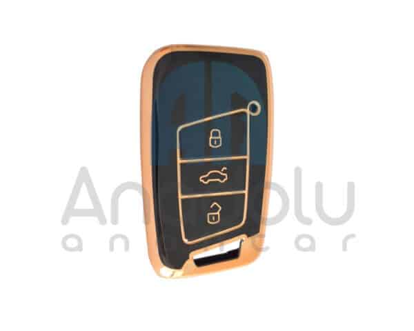 2812-B |  Volkswagen Smart Silikon Kılıf 3 Buton