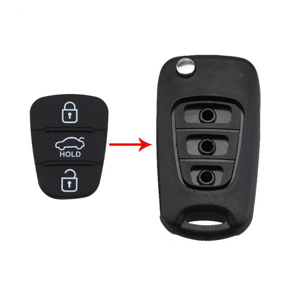 2102 | Hyundai Sustalı Kumanda tuş lastiği 3 Buton