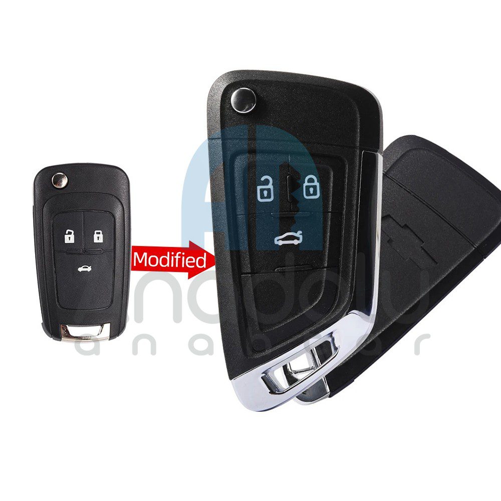 3939 | Chevrolet Modifi Sustalı Kumanda Kabı 3 Buton