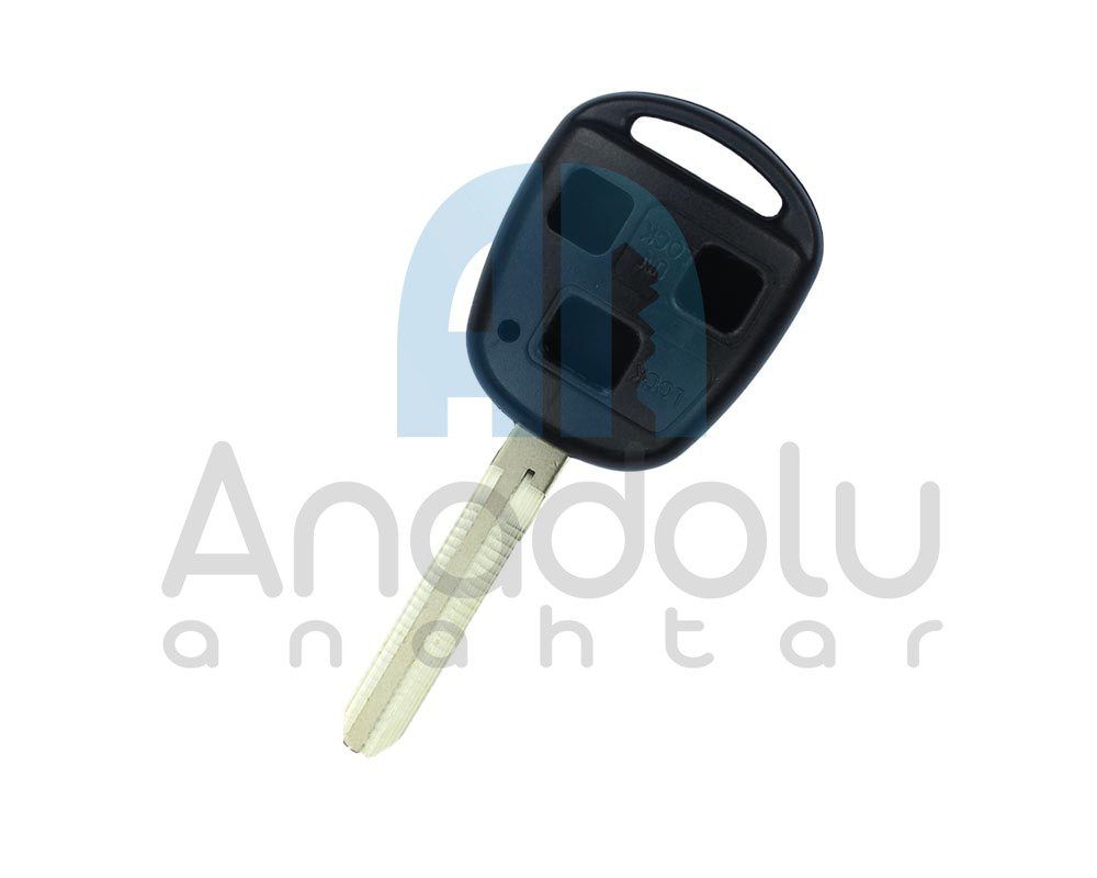 1042 | Toyota Kumanda Kabı 3 Buton TOY43
